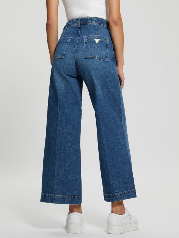 GUESS Eco Dakota Wide Denim Jeans Blue 31
