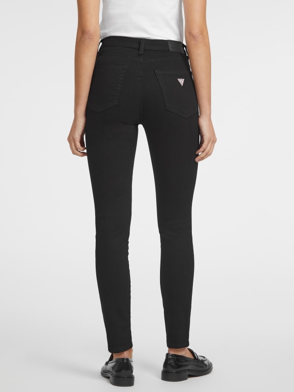 Guess super high rise skinny jeans on sale