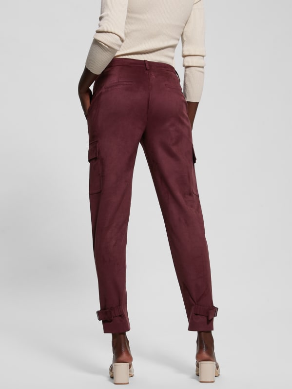 Guess red pants clearance