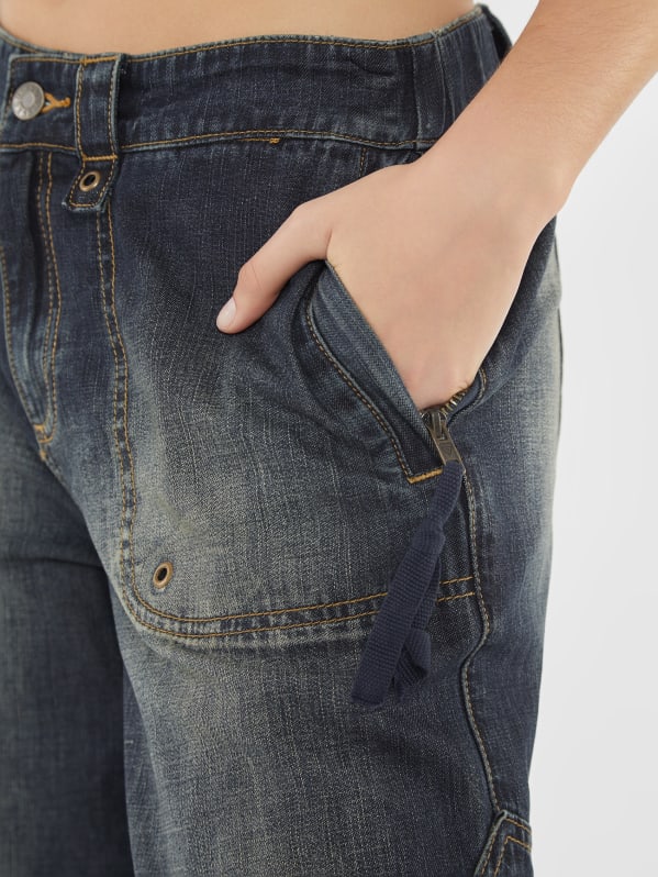Guess lace up jeans best sale