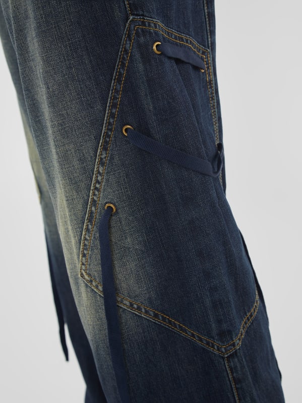 GUESS Originals Cargo Lace Up Jeans GUESS