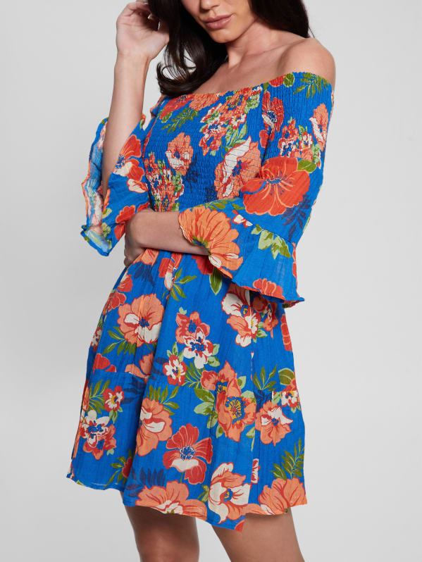 Eco Charley Off the Shoulder Sun Dress GUESS