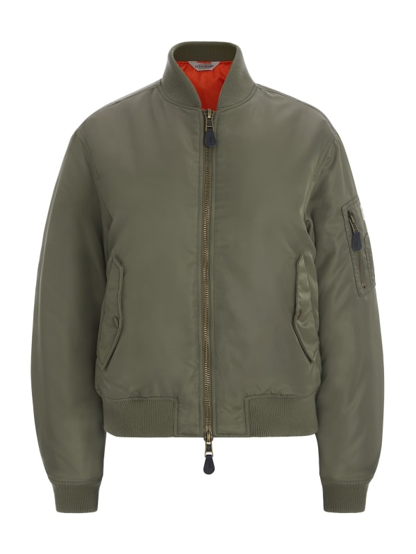 Guess green bomber jacket top
