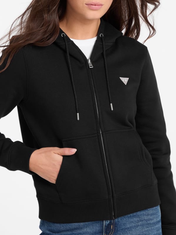 Mini Patch Zip Up Sweatshirt GUESS Canada