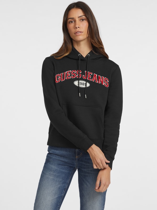 Chenille Logo Patch Hoodie GUESS Canada