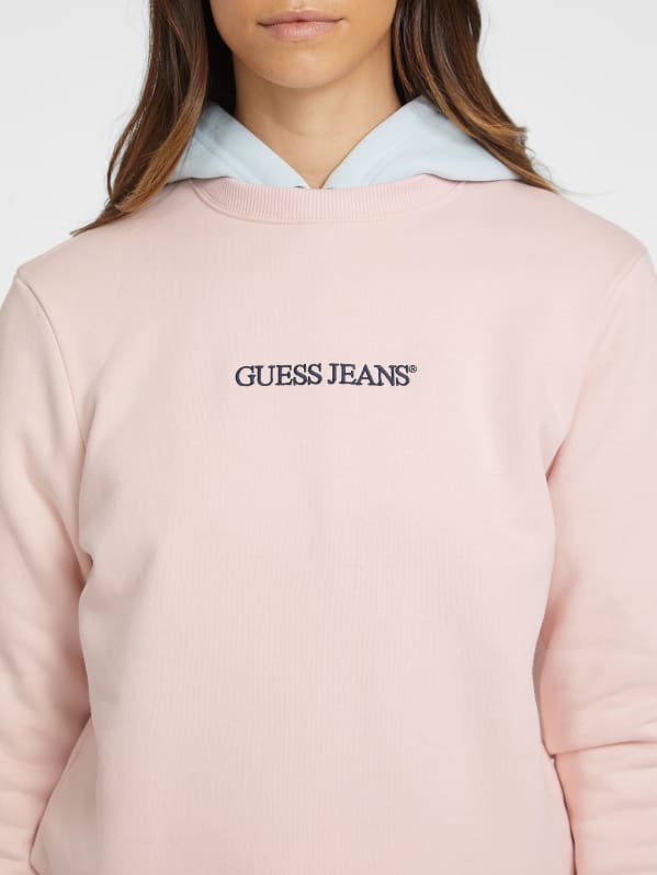 Guess sweatshirt pink online