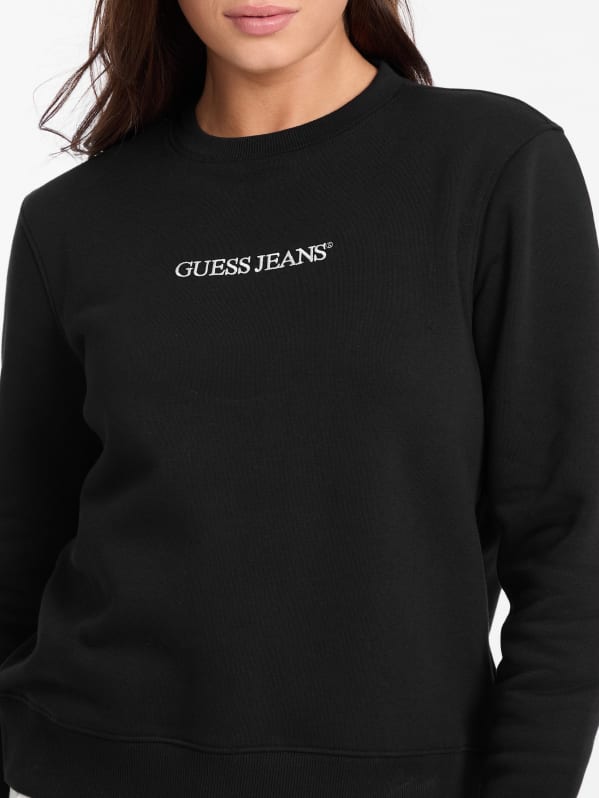 Guess black sweatshirt cheap