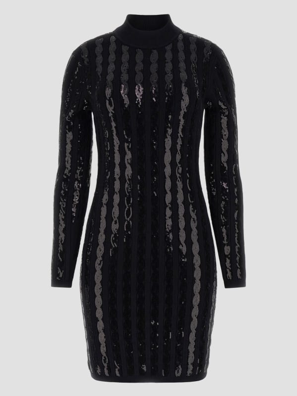 Bailey Cable Sequin Dress | GUESS