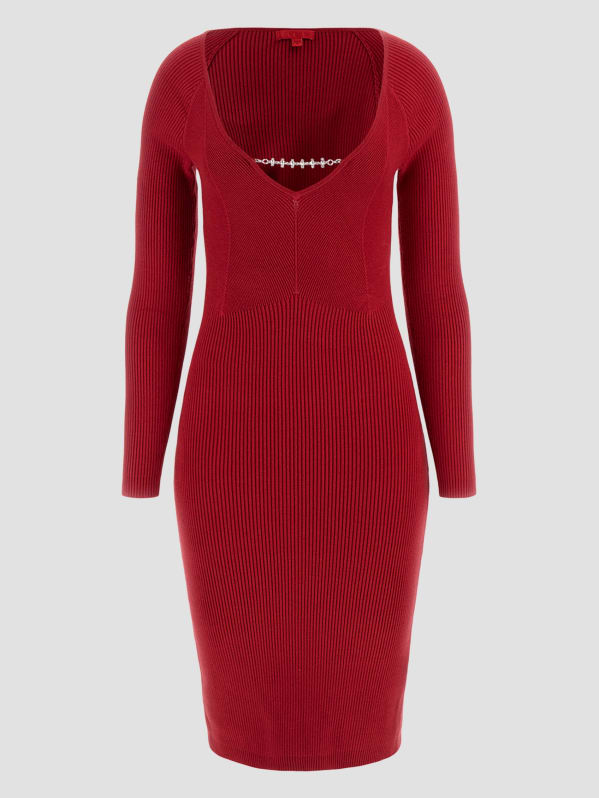 Eco Sasha Jewel Sweater Dress | GUESS