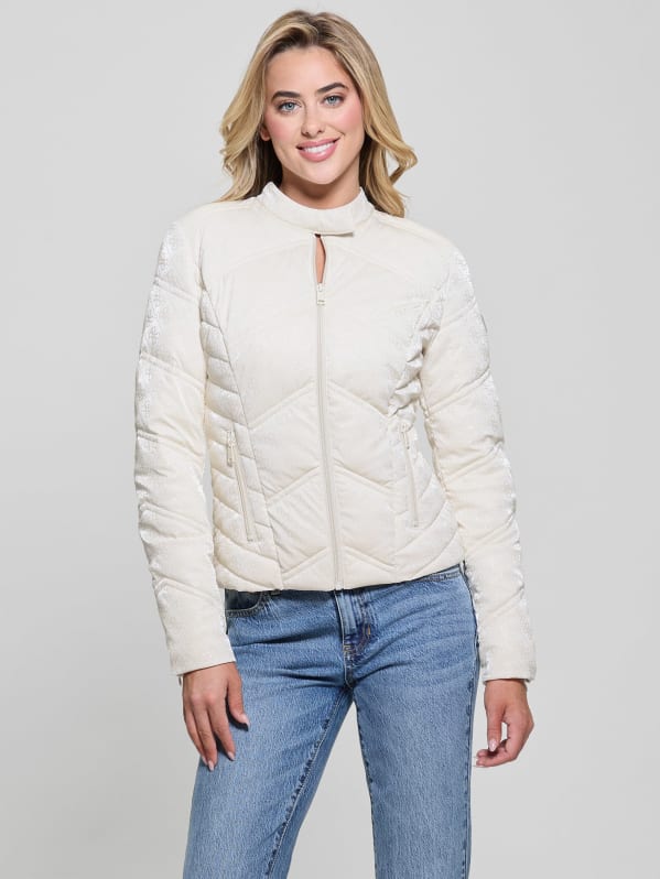 Vona puffer jacket top