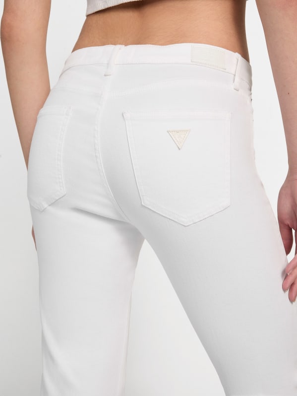 GUESS Sexy Flared Jeans White 30