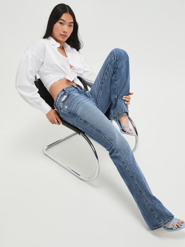 Eco Shape Up High-Rise Straight Jeans