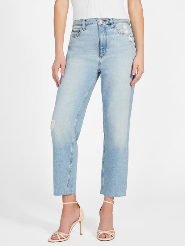 High waisted outlet mom jeans canada
