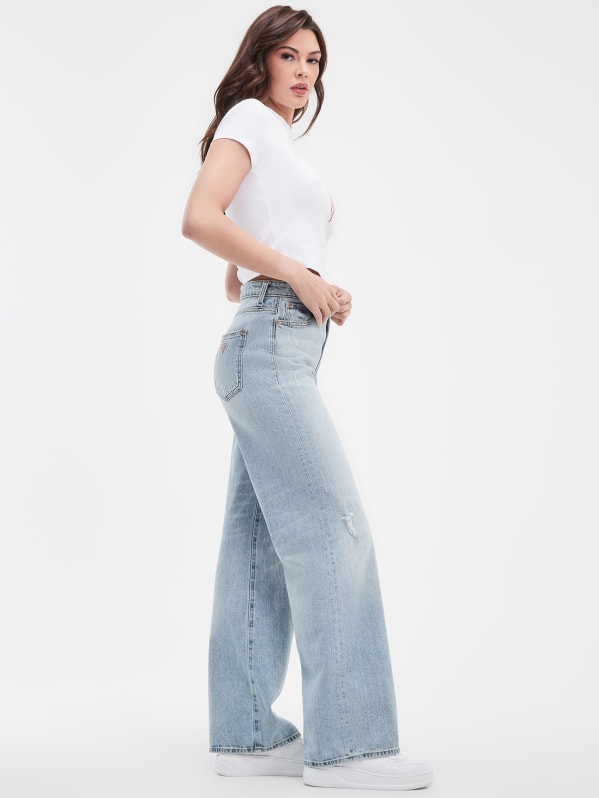 Guess wide shop leg jeans