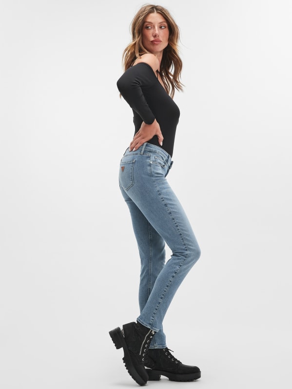 ゲス Guess Women's Power Skinny Low Rise Jeans Blue Size 30 レディース ...