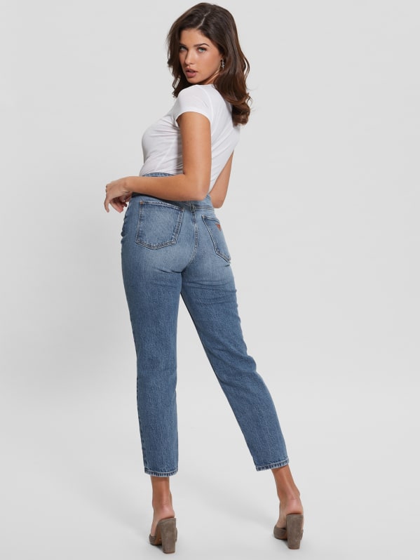 High-waisted Mom jeans - Women