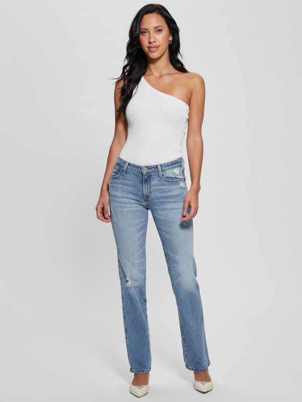 Acid-washed purple carpenter jean, Guess, Women's Straight Leg Jeans  Online