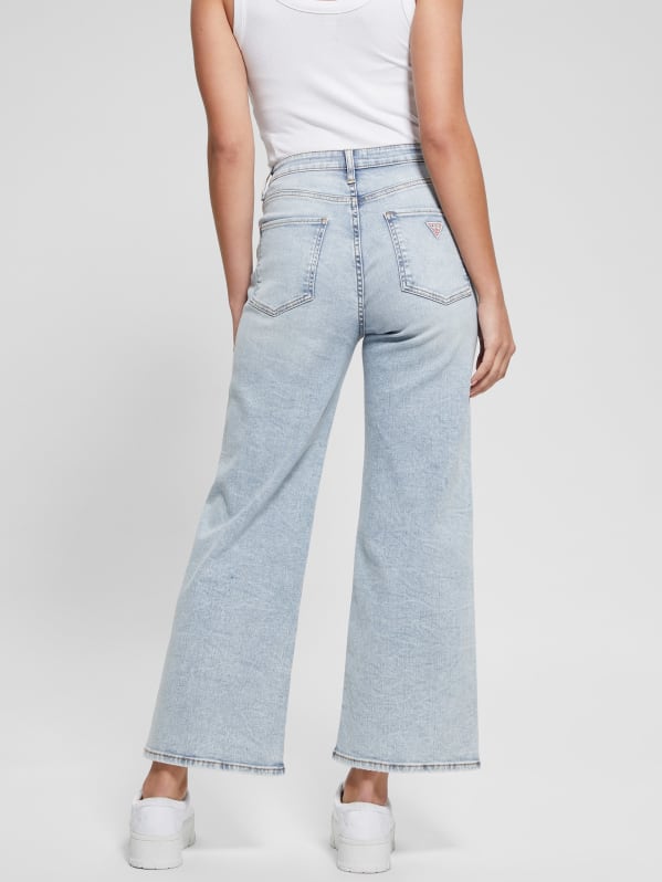Ankle Wide Leg Jeans GUESS Canada