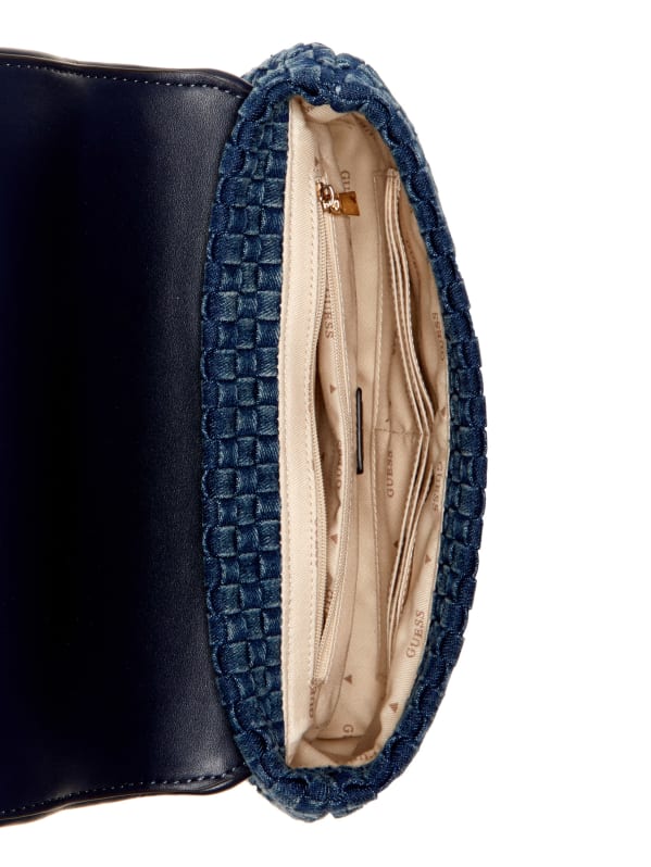 Guess denim crossbody bag cheap