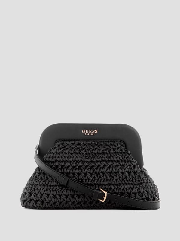 Guess black clutch shop