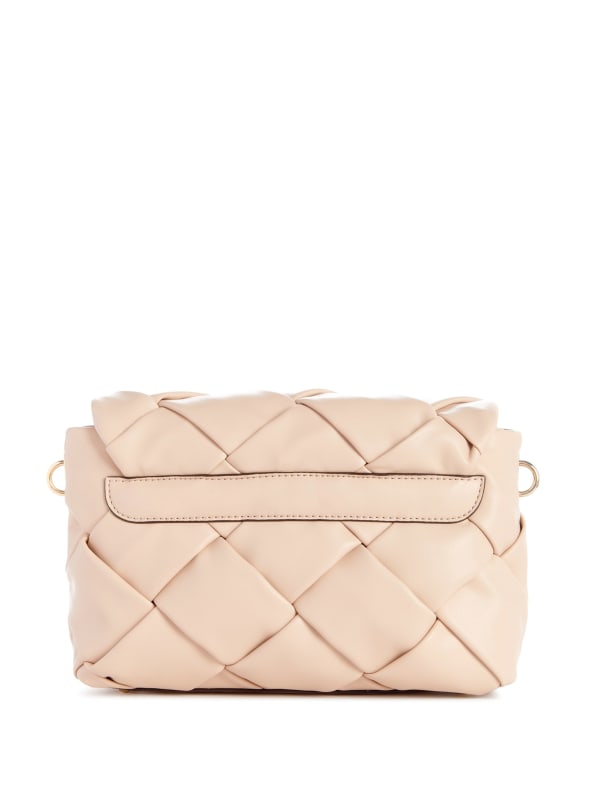 Zaina Woven Shoulder Bag GUESS Canada