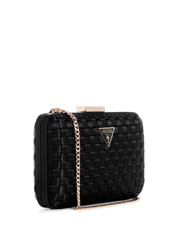 Twiller Woven Satin Minaudiere | GUESS