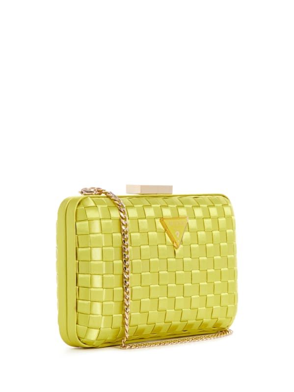 Twiller Woven Satin Minaudiere | GUESS