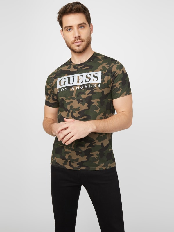 Greg Camo Reflective Tee GUESS Factory