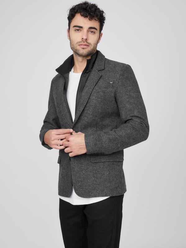 Guess blazer mens hot sale