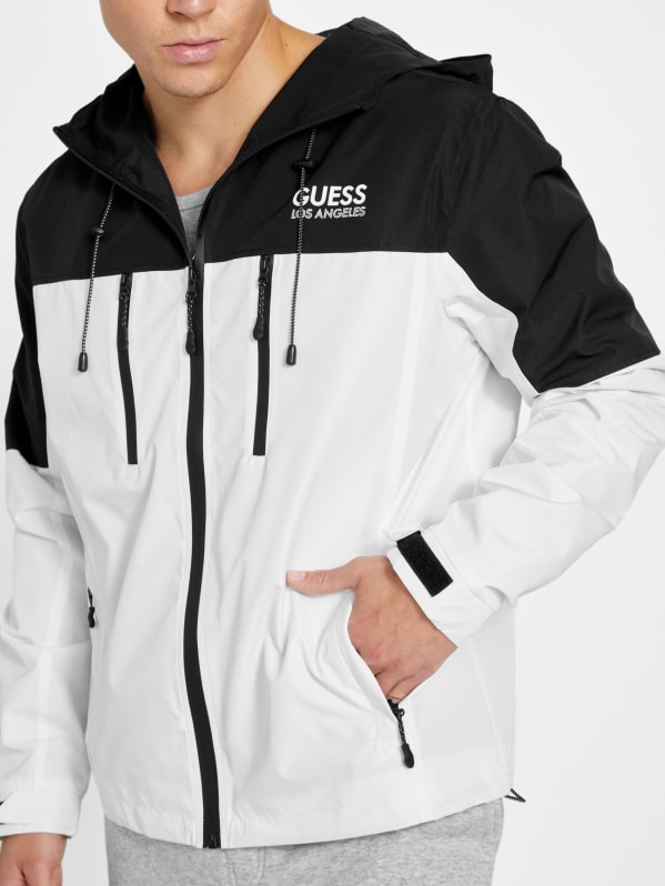 Guess black windbreaker on sale