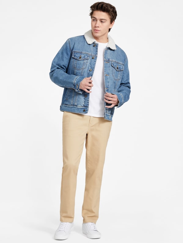 Factory Braun Sherpa Jacket Blue XL