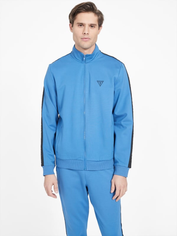 Eco Andrew Logo Zip-Up Jacket | GUESS Factory