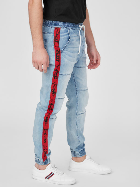Guess denim joggers clearance