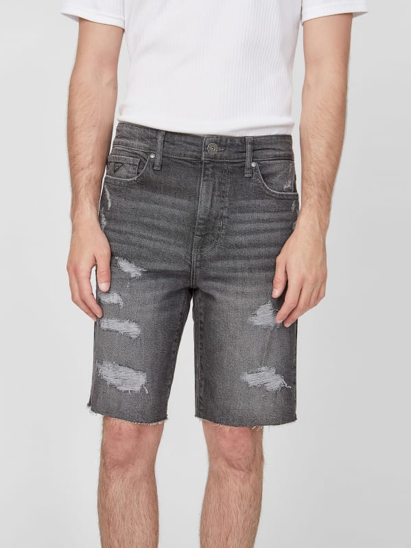 Guess ripped shorts shop