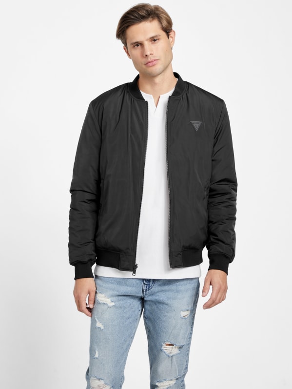 Giovano Reversible Nylon Flight Jacket | GUESS Factory