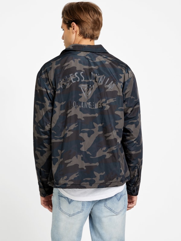 Bass Camouflage Shacket GUESS Factory Ca