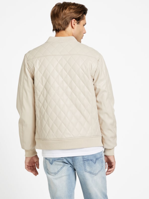 Zeter Quilted Moto Jacket | GUESS Factory