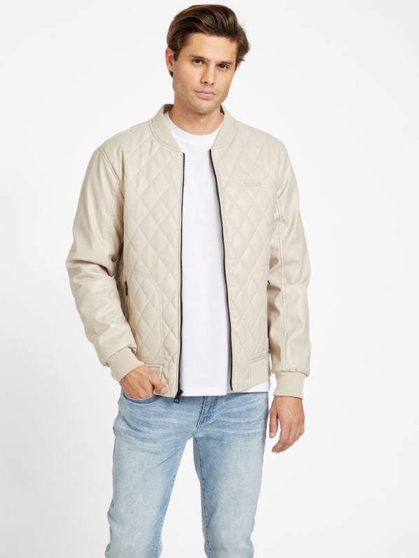 Zeter Quilted Moto Jacket | GUESS Factory