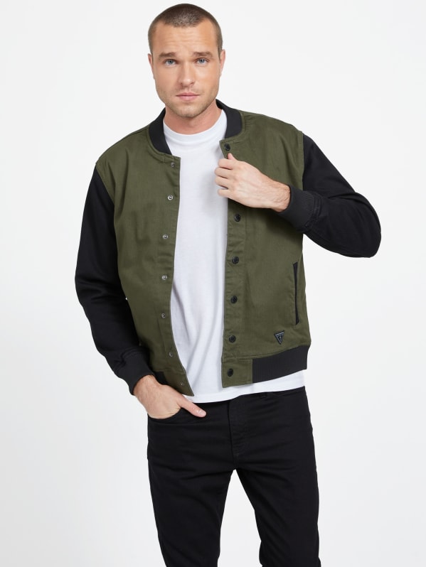 Guess color cheap block jacket