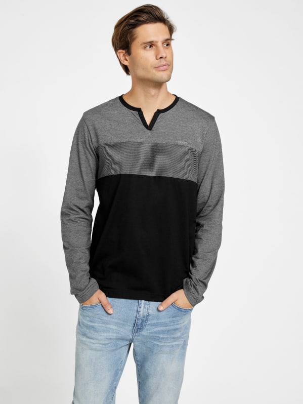 split long sleeve top