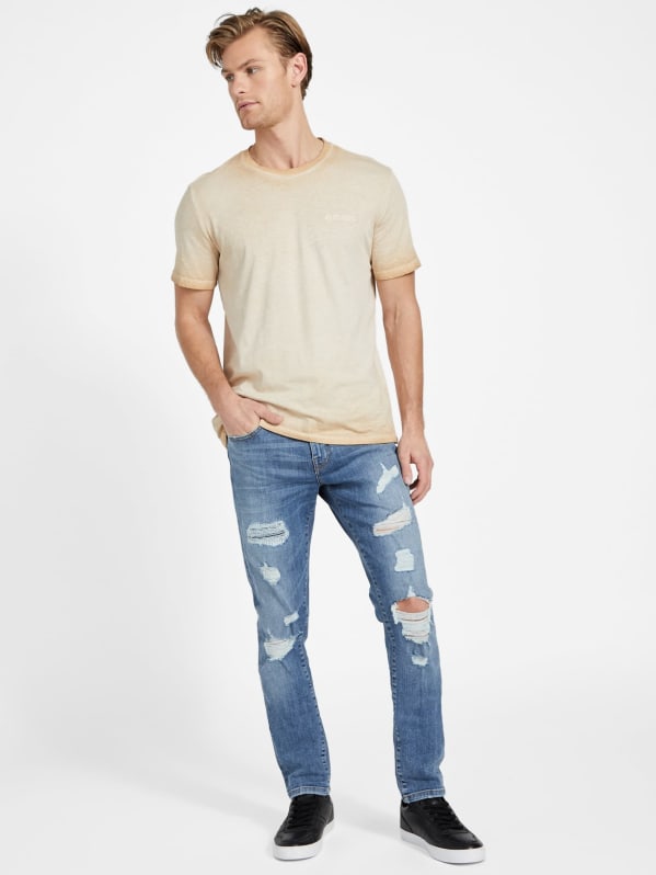 RSQ Mens Slim Straight Jeans - MEDIUM WASH