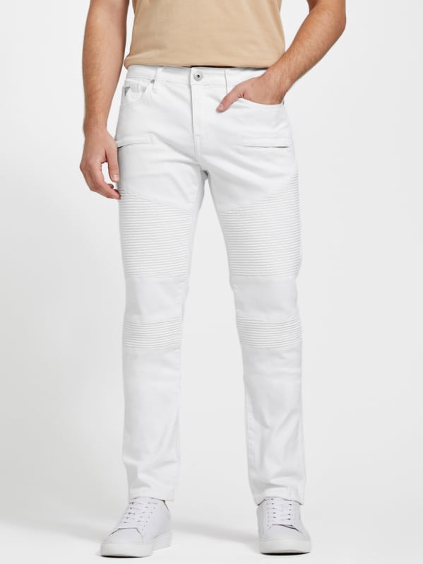 Guess men's moto jeans outlet