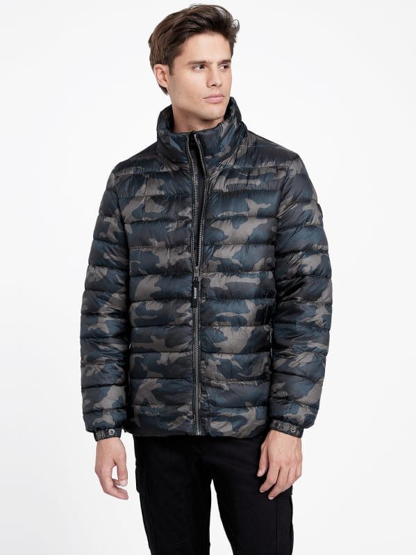 Camo puffer outlet coat mens
