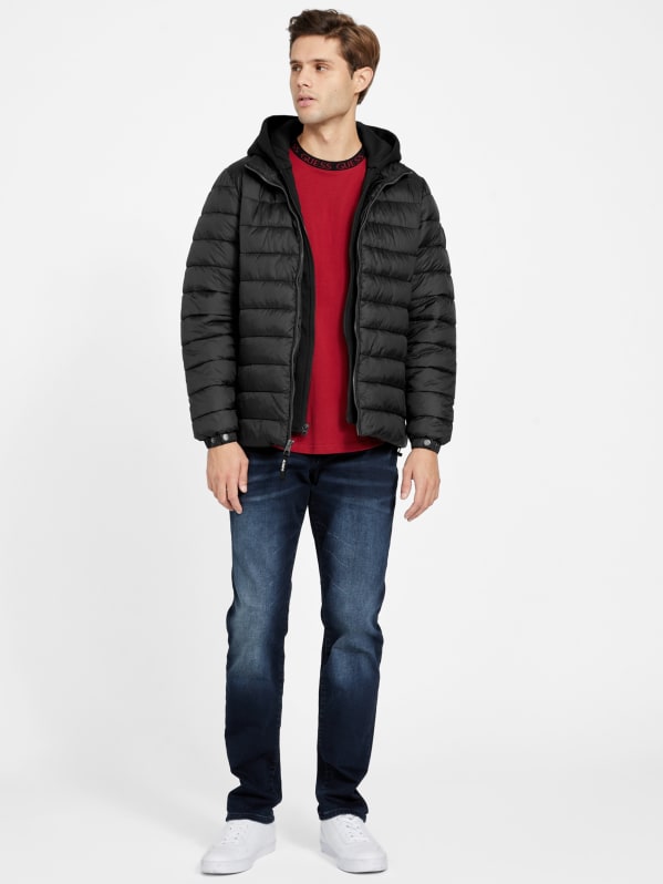 Guess quilted jacket clearance
