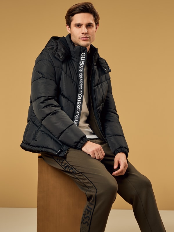 Black guess deals puffer jacket