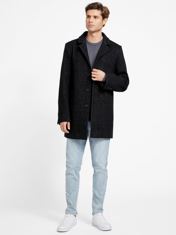 Guess wool clearance coat mens