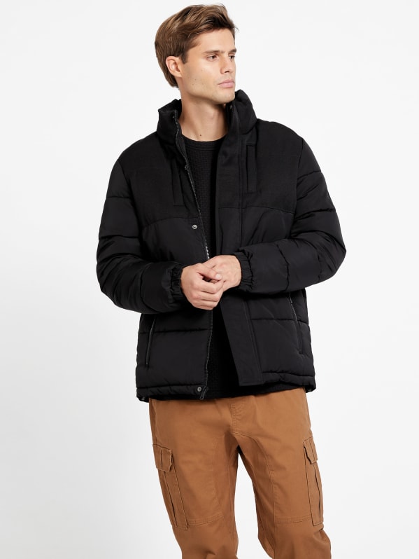 Guess noah nylon puffer jacket shop