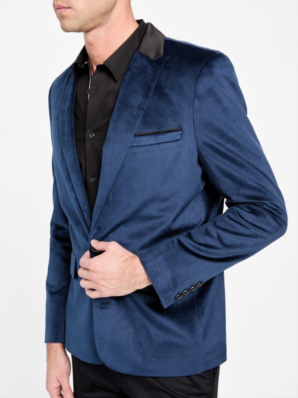 Guess velvet blazer outlet