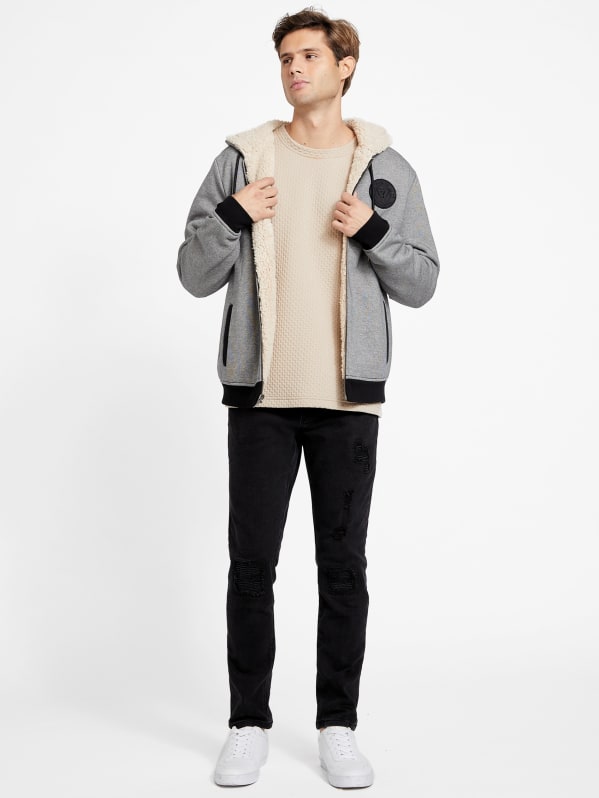 Guess sherpa hoodie 2025