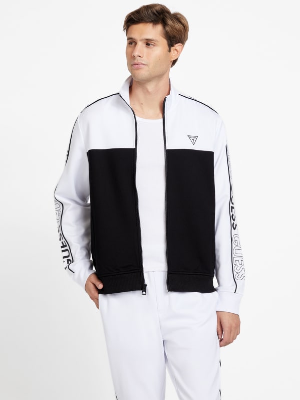 Black and white guess jacket top